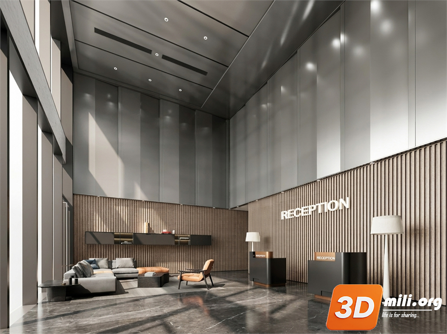 Lobby front desk Skp Files 